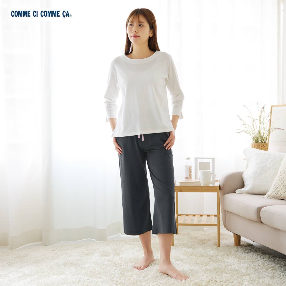 混棉平針織材質家居服7分褲 【SALE】